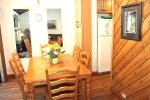 Mammoth Lakes Vacation Rental Sunshine Village 150 - Dining Room Towards Kitchen